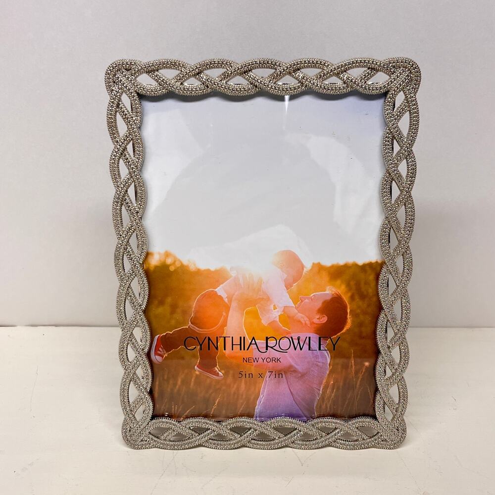 Nicole Miller Decorative Metal 5x7 Photo Frame